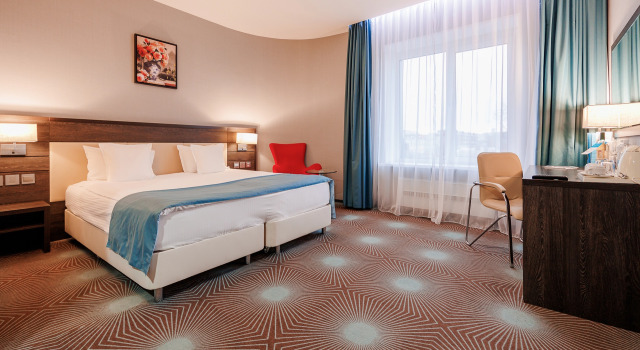 Двухместная студия с видом на город Aquamarine hotel&spa