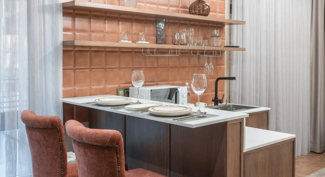 Люкс с балконом и с красивым видом из окна Apart Hotel Colibri