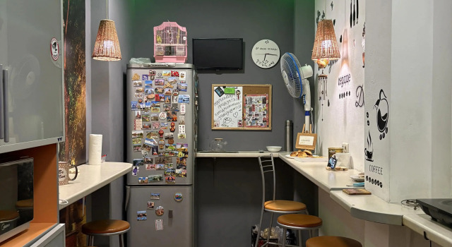 Bett im Wohnheim Flatcom Hostel
