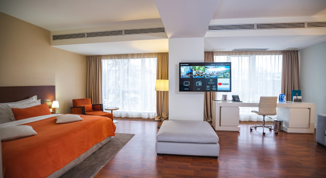 Двухместный номер Deluxe с видом на город Park Hotel Almaty