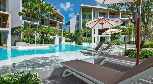 Апартаменты Luxury Wyndham Studio Beachfront & Pool Access, Забронировать Апартаменты/квартира Апартаменты Пхукета Таун, рядом с Музей истории Пхукета Тай Хуа, Апартаменты/квартира
