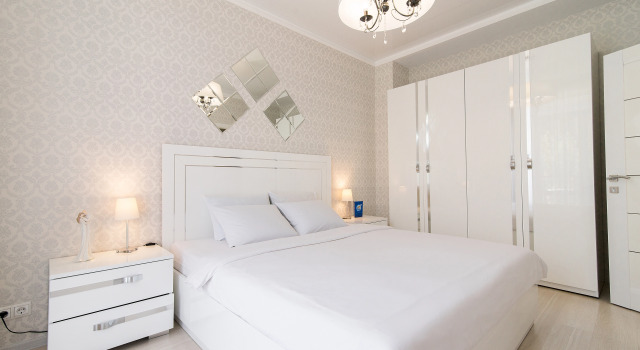 Апартаменты с 2 комнатами с балконом и с видом на город Апартаменты City Life Apartments on Pushkinskaya