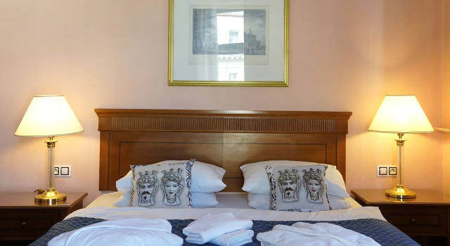 Двухместный номер Deluxe с балконом и с красивым видом из окна Hotel Villa Lauretta