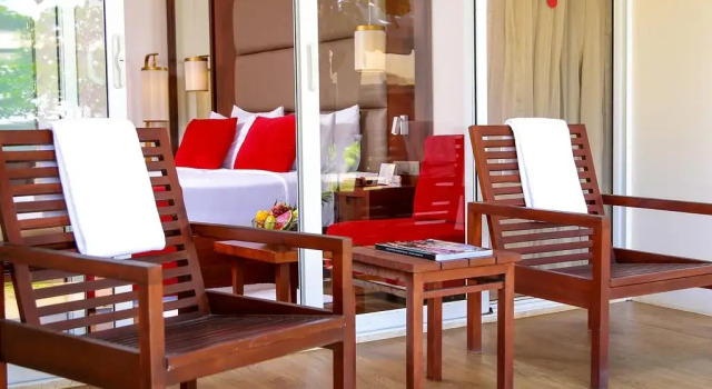 Трёхместный номер Deluxe с видом на сад Курортный отель Pegasus Reef Beach Resort