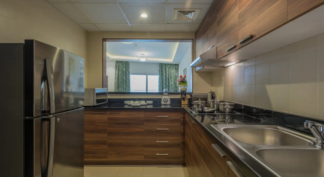 Двухместные апартаменты c 1 комнатой с балконом и с видом на город City Stay Prime Hotel Apartments - Al Barsha