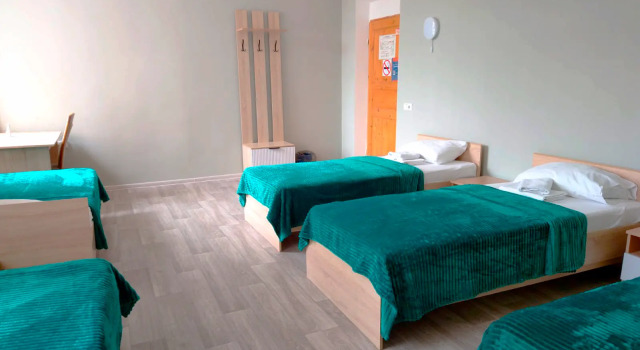 Кровать в общем номере Отель Smart Hotel Воронеж
