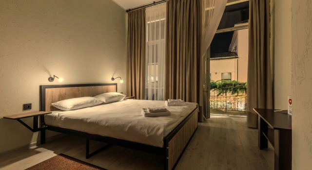 Номер Comfort с видом на город Хостел City