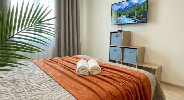 Dvukhkomnatnaya Kvartira Pri Vyezde V Gorod Flat, Rezervovat Apartmán Hotely v Bashkortostan s parkováním, Parkování
