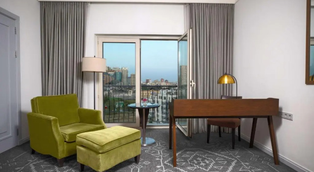 Двухместный номер с красивым видом из окна Отель Hyatt Regency Baku