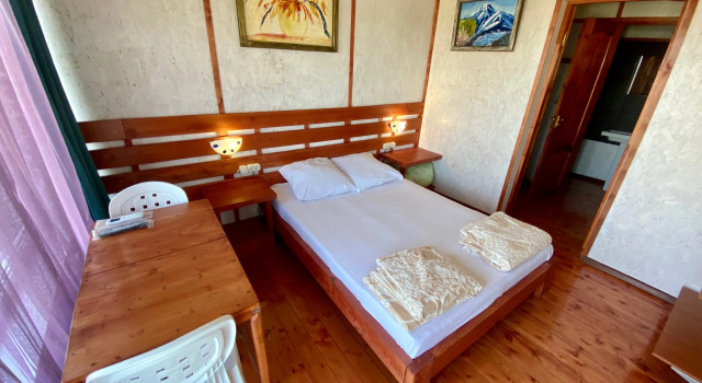 Suite Apartment с балконом и с видом на море Гостевой дом Луч