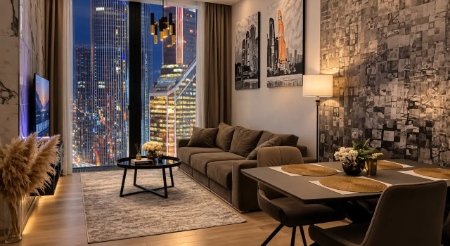 Sky City Moscow Eksklyuzivny Mramorny! Redkaya Shirokaya Panorama Na Vse Bashni Moskva Siti! Alisa Maks Apartments, Book Apartment Moscow Russia