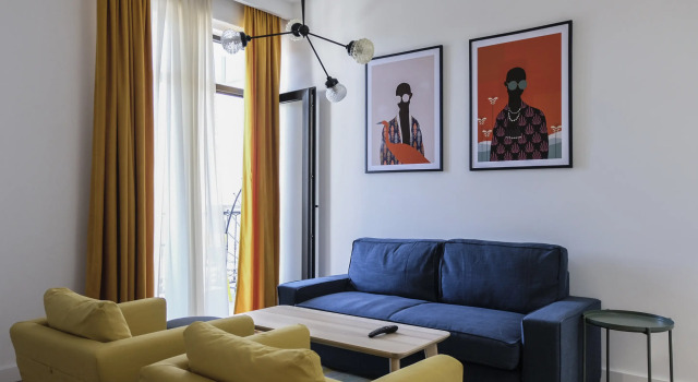 Appartamento 1 camera da letto con balcone e con vista HOME/tbilisi Apartments