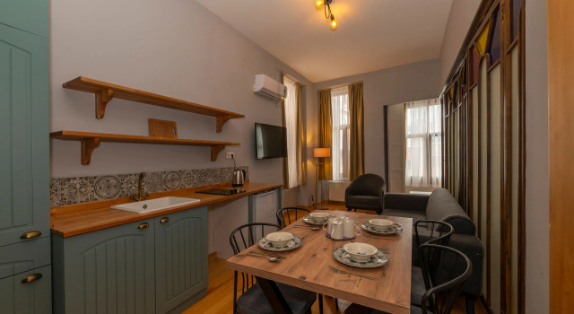 Апартаменты c 1 комнатой с видом на город Апарт-отель Suites Istanbul no 16