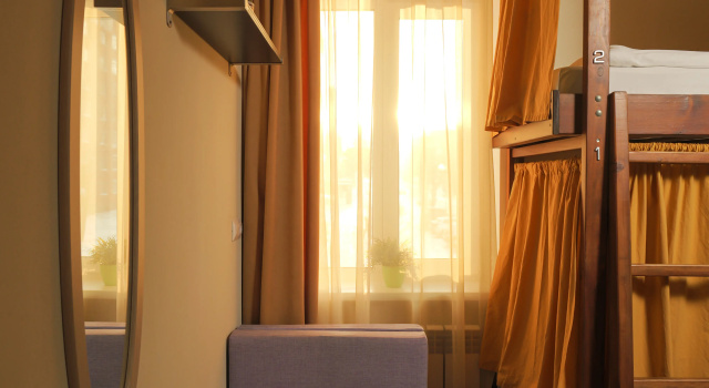 Кровать в общем номере (мужской номер) Хостел Elhostel