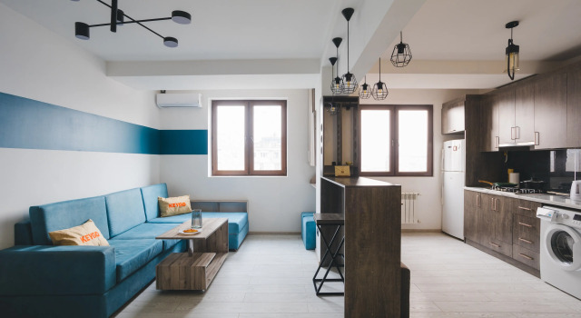 Апартаменты 1BR/Urban Oasis/City Heart/Self check-in/Keygo 45, Забронировать Апартаменты/квартира Апартаменты Еревана, рядом с Республиканский стадион, Апартаменты/квартира