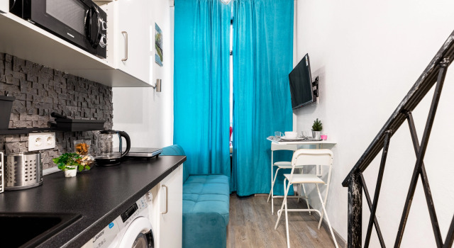 ZhK Loft FM 539B Apartments, Book Lejlighed CAO Area Moskva, nær Rimskaya Metro Station