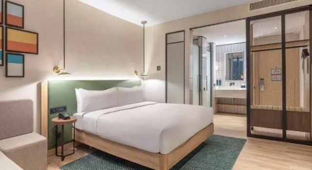 Двухместный номер с диваном Верхний этаж с видом на реку Hilton Garden Inn Tbilisi Riverview