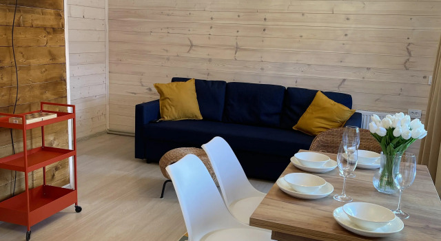 Трёхместное шале Comfort c 1 комнатой с красивым видом из окна База отдыха Barn