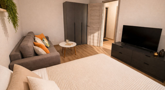 U Moskovskogo Prospekta, Okb, Trassy M4 Flat, Prenota Appartamento Hotel a Central Russia con parcheggio, Parcheggio