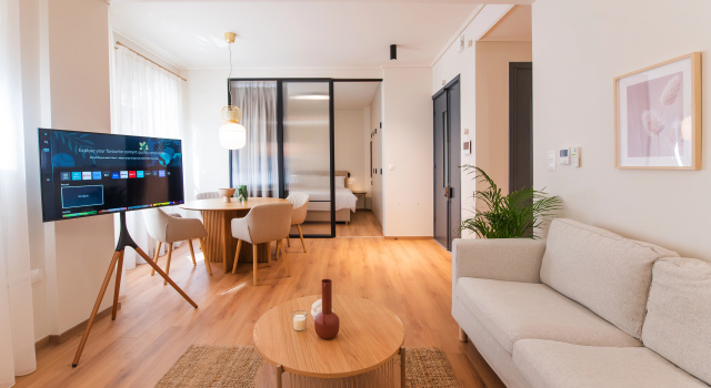 Апартаменты Comfort c 1 комнатой с балконом и с красивым видом из окна Апартаменты White Lotus by halu