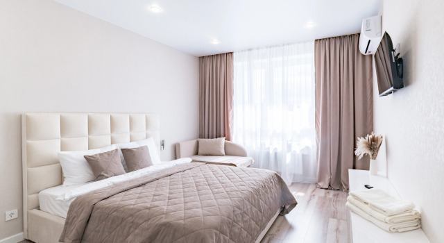 Uyutnaya U Megi Na P Polushkina 1 Nedaleko Ot Tsentra Kazani Flat, Prenota Appartamento Hotel a Tatarstan con piscina, Piscina