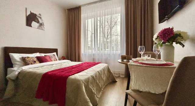 Uyutnaya Studiya #2 Na Gorodskoy Flat, Rezerwuj Apartament Troitsk 