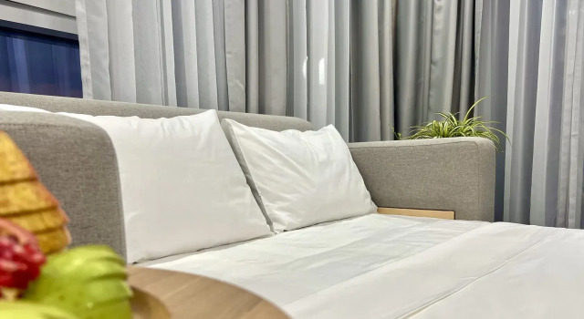 Люкс с балконом и с красивым видом из окна Отель Derbent Hotel & Spa Premium