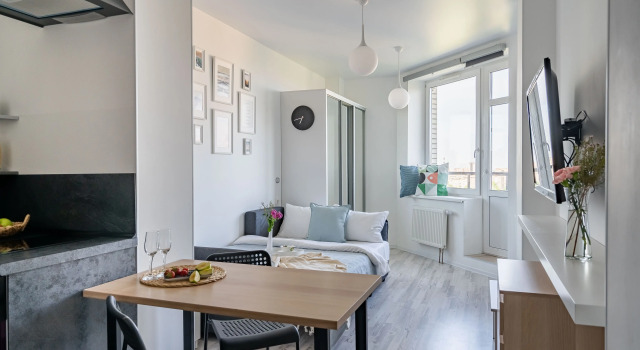 SOVA U M.Zvezdnaya Flat, Rezervovat Apartmán Hotely v Moskovskiy district s parkováním, Parkování
