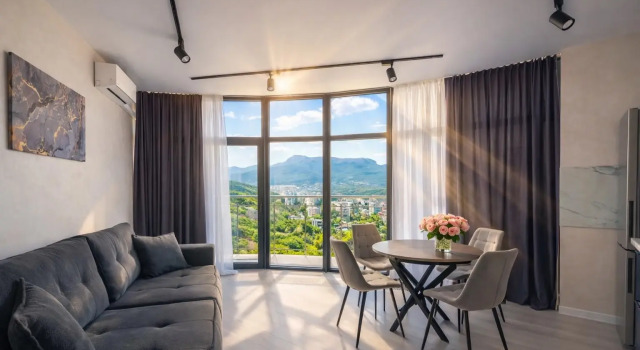 Апартаменты с отдельной спальней Ls-Mountain Retreat с видом на горы с 16 этажа