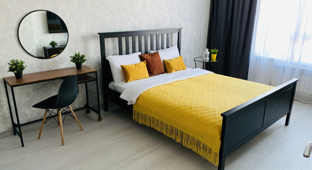 Krasivaya Odnokomnatnaya Na Novorossiyskaya 1 Ufa Demskiy Rayon Flat, Rezervovat Apartmán Hotely v Bashkortostan s parkováním, Parkování