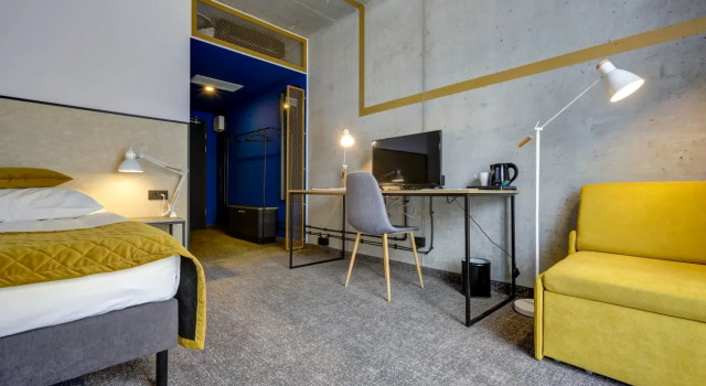 Одноместный номер Standard с красивым видом из окна Hotel Arche Geologiczna
