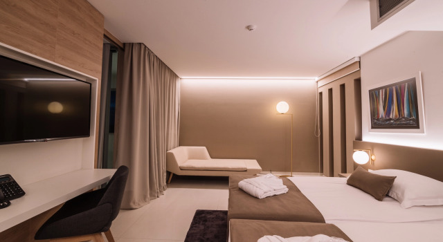 Люкс Deluxe с балконом и с видом на море Hotel Joel