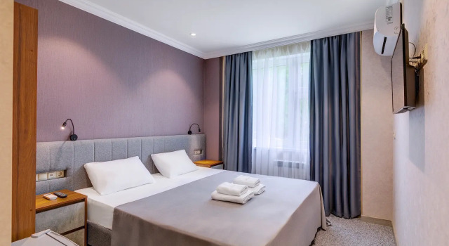 Standardní Dvoulůžkový s manželskou postelí pokoj Mon Ami Khimki Hotel