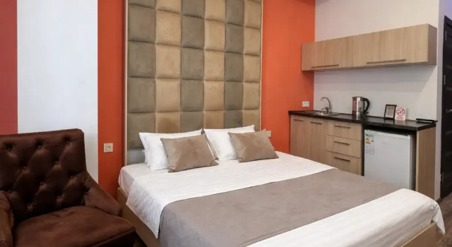 Monolocale doppio Deluxe con vista sul cortile Amiryan by Armani hotels collection