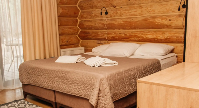 Двухместный номер Comfort с красивым видом из окна Отель База отдыха Skala