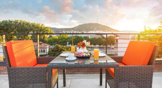 Двухместный номер Standard с красивым видом из окна Atrium Boutique Hotel