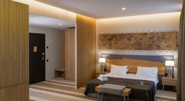 O podwyższonym standardzie dwuosobowy pokój Sterh Hotel