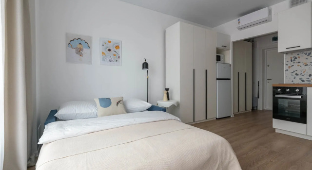 V 5 Minutakh Ot Metro Aminyevskaya Flat, Rezervovat Apartmán Hotely v ZAO Area s parkováním, Parkování