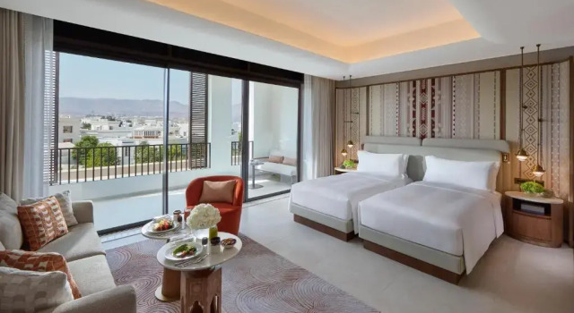 Dağ manzaralı Balkonlu Süper çift kişilik oda Mandarin Oriental Hotel