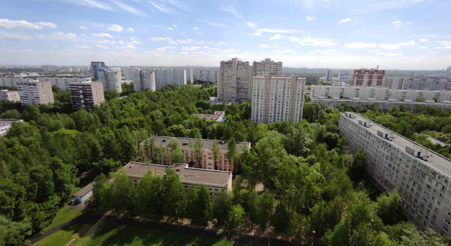 Двухместные апартаменты с балконом и с красивым видом из окна Квартира видовая ЛайлаТов на метро Южная