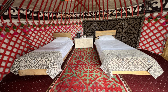 Двухместный номер Standard с красивым видом из окна Глэмпинг As a Nomad Naryn