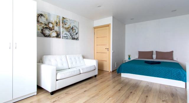 Cozy 1-room apartment on Yugo-Zapadnaya, Troparevo, Rezervasyon Daire ZAO Area Moskova, Avenue South West yakınında
