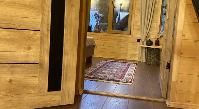 Шестиместный коттедж с 4 комнатами с красивым видом из окна Частный дом А-фрэйм с душой