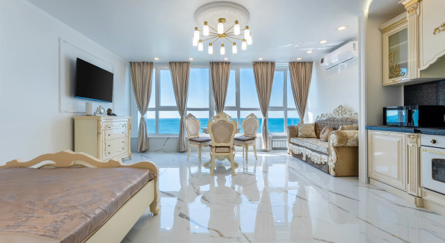 Квартира Deluxe Apartment 47 м2, Забронировать Апартаменты/квартира Отели Сочи с парковкой, рядом с Пляж Заря, Парковка