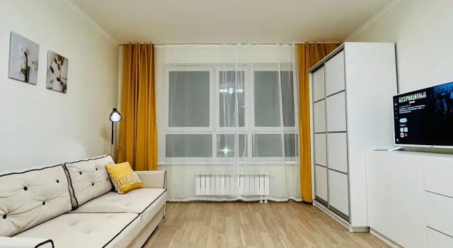 Uyutnaya 1-komnatnaya v novom dome v 5 minutakh ot metro Novye Cheryomushki  Flat, Réserver Appartement UZAO Area Moscou, près de Novye Cheryomushki Metro Station
