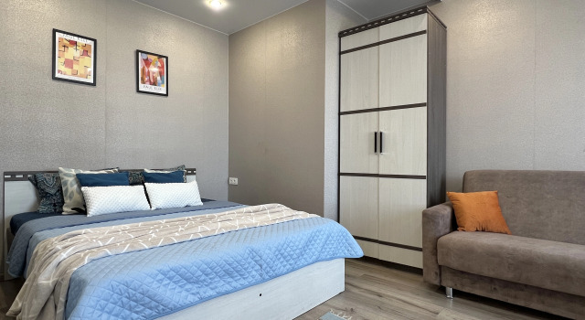Kvartira 1-kom Piskunova 136-154 Irkutsk Aeroport ZhK Semya Kak doma, Boek Appartement Oktyabrsky Administrative District Irkoetsk