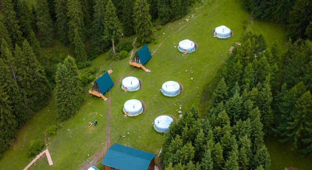 Трёхместный номер Classic с видом на горы Guest house Zhyluu Suu