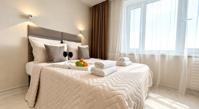 Four Seasons Uyutnaya Klassa Komfort S Shikarnym Vidom Flat, Prenota Appartamento Appartamenti a Ural, Appartamento