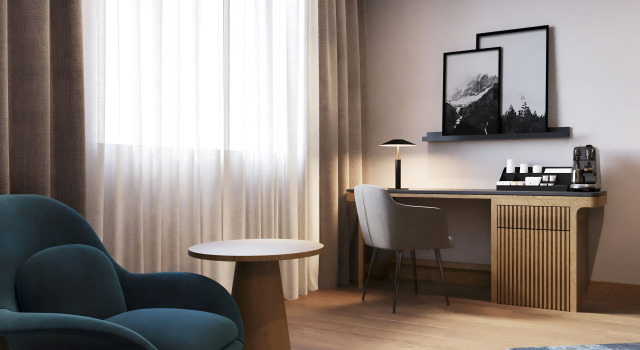 Двухместный люкс с видом на горы Отель Radisson Blu Hotel, Almaty Airport