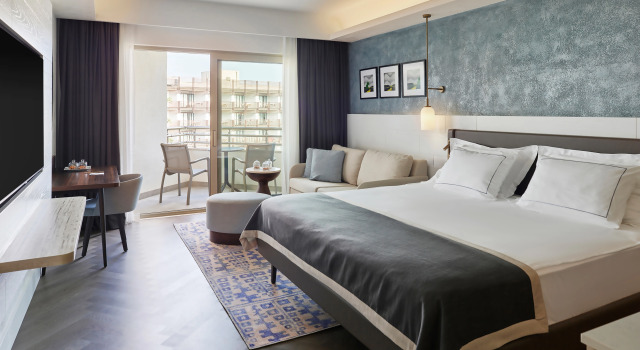 Двухместный номер Deluxe with side sea view Lara Barut Collection - Ultra All Inclusive
